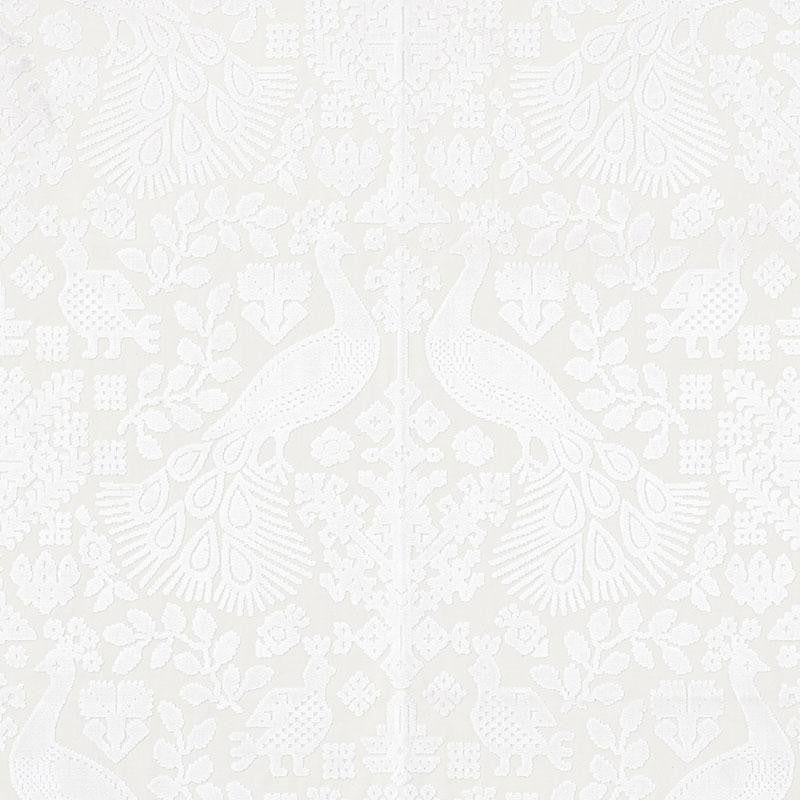 Pavone Velvet Opal 72971 by Schumacher Fabric Cut & Patterned Velvets 27.25" - Fabric Carolina -
