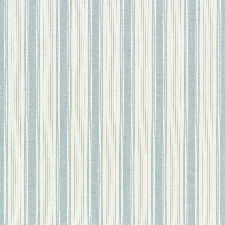 Ojai Stripe China Blue 73001 by Schumacher Designer Fabric Mark D. Sikes 2.75" - Swanky Fabrics -