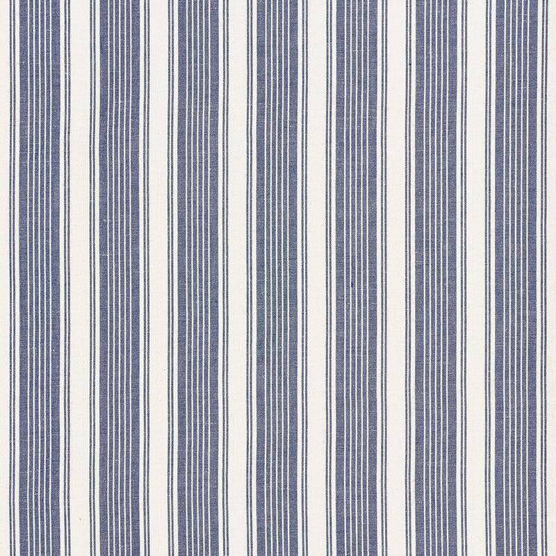 Ojai Stripe Indigo 73002 by Schumacher Fabric Mark D. Sikes 2.75" - Fabric Carolina -