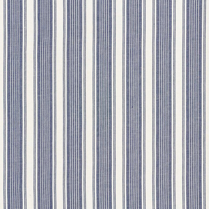 Ojai Stripe Indigo 73002 by Schumacher Fabric Mark D. Sikes 2.75" - Fabric Carolina -