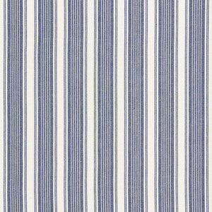 Ojai Stripe Indigo 73002 by Schumacher Fabric