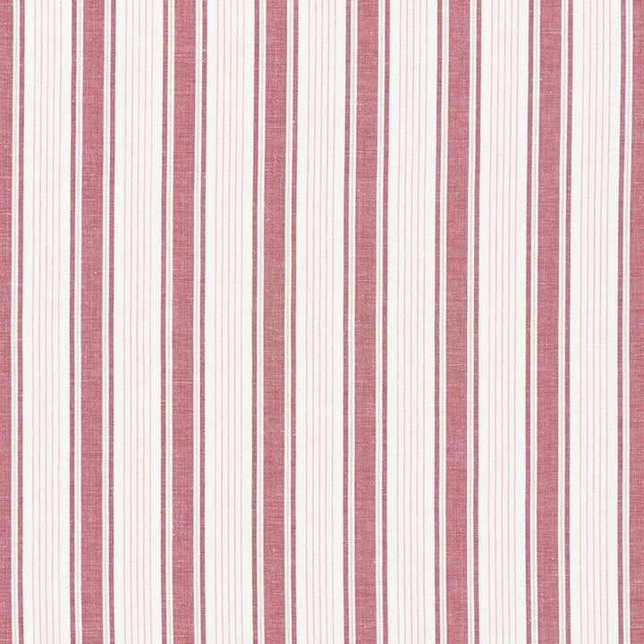 Ojai Stripe Red 73004 by Schumacher Fabric Mark D. Sikes 2.75" - Fabric Carolina -