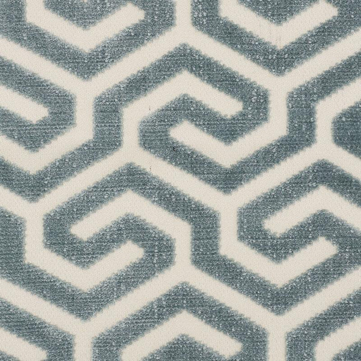 Ming Fret Velvet Mineral 73100 by Schumacher Fabric Cut & Patterned Velvets 3.75" - Fabric Carolina -