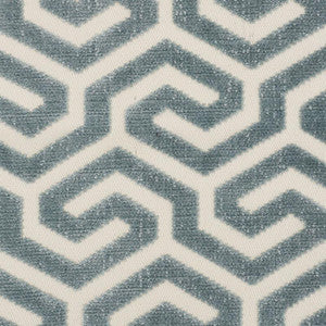 Ming Fret Velvet Mineral 73100 by Schumacher Fabric
