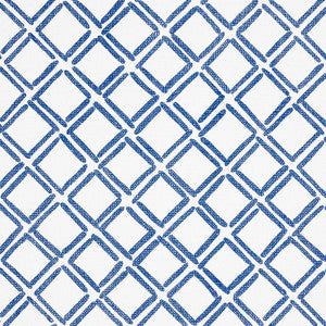 Dina Paperweave Cobalt 5008860 by Schumacher Wallpaper