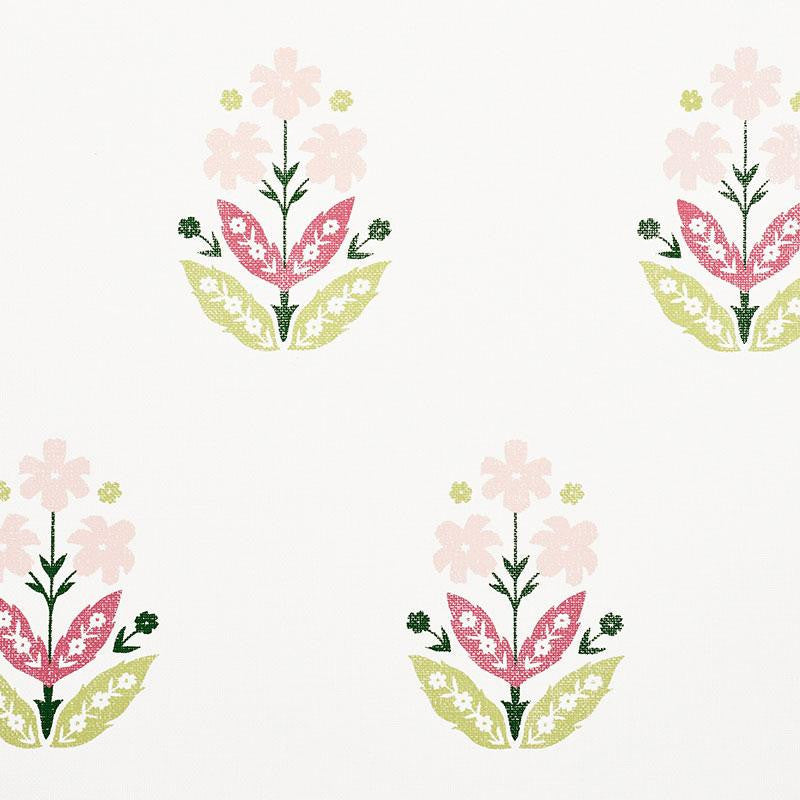 Floweret Paperweave Spring 5008921 by Schumacher Designer Wallpaper Textural Appeal 17.0" - Swanky Fabrics -