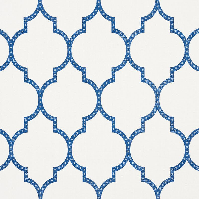 Algiers Paperweave Blue 5009011 by Schumacher Wallpaper Textural Appeal 8.5" - Fabric Carolina -
