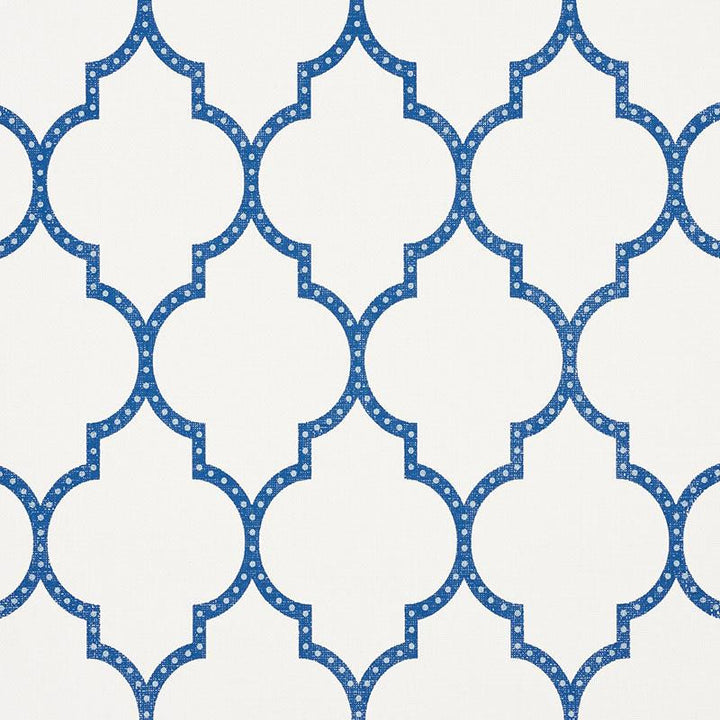 Algiers Paperweave Blue 5009011 by Schumacher Wallpaper Textural Appeal 8.5" - Fabric Carolina -
