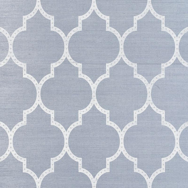 Algiers Sisal Chambray 5009020 by Schumacher Wallpaper Textural Appeal 8.5" - Fabric Carolina -
