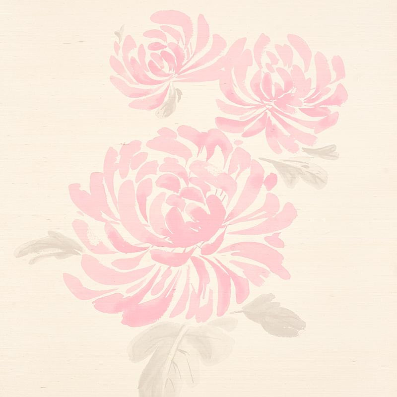 Hana Sisal Pink 5009041 by Schumacher Wallpaper Textural Appeal 33.25" - Fabric Carolina -
