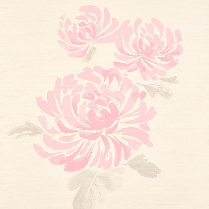 Hana Sisal Pink 5009041 by Schumacher Wallpaper Textural Appeal 33.25" - Fabric Carolina -