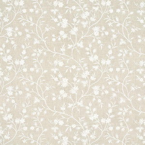 Wildflower Embroidery Linen 67190 by Schumacher Fabric