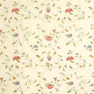 Colette Embroidery Rose 22710 by Schumacher Fabric