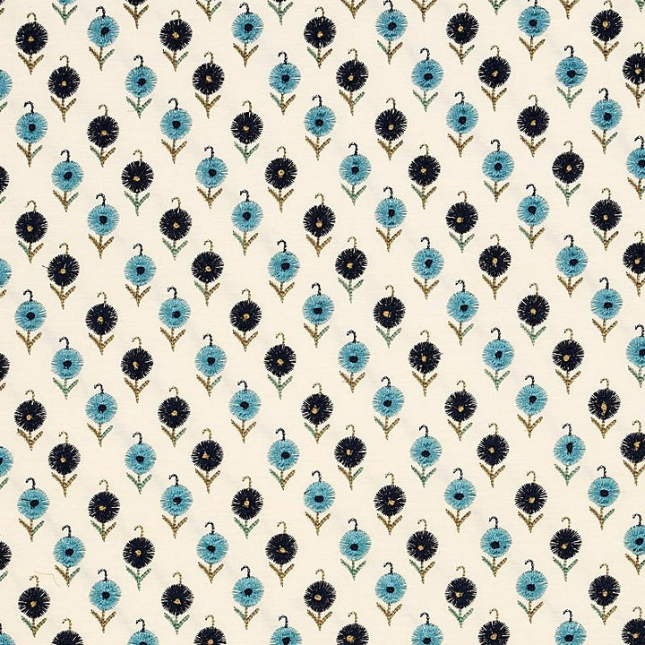 Avodica Embroidery Aegean 70210 by Schumacher Fabric Contemporary Embroideries 17.0" - Fabric Carolina -