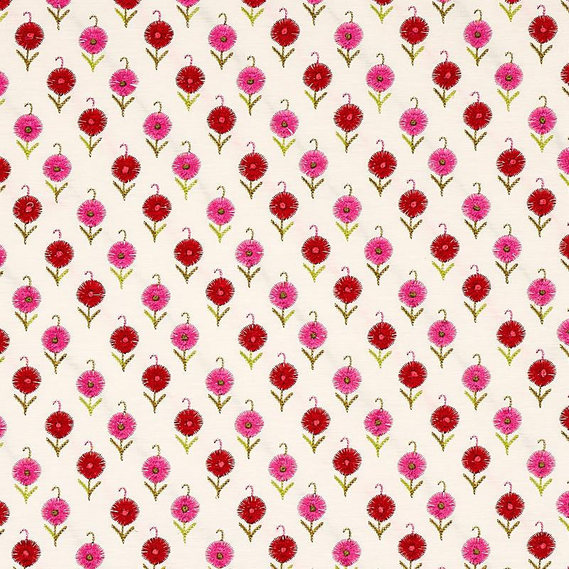 Avodica Embroidery Azalea 70211 by Schumacher Fabric Contemporary Embroideries 17.0" - Fabric Carolina -
