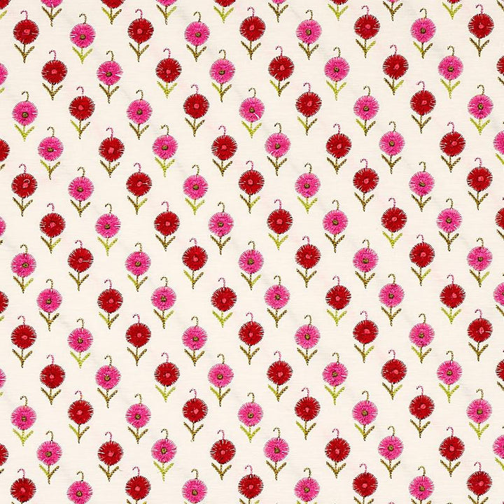 Avodica Embroidery Azalea 70211 by Schumacher Fabric Contemporary Embroideries 17.0" - Fabric Carolina -