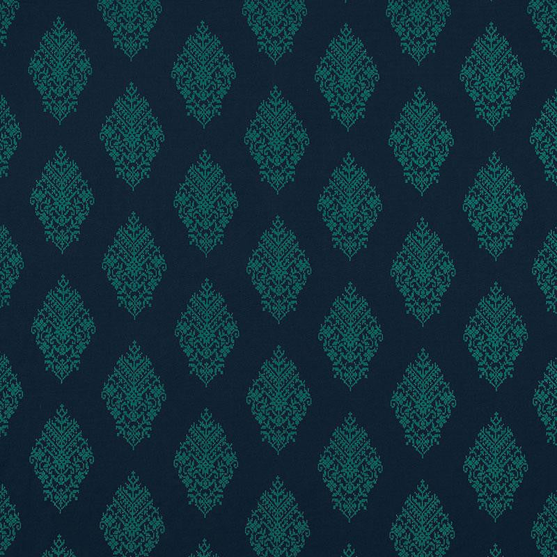 Zinda Embroidery Aegean 70223 by Schumacher Fabric Contemporary Embroideries 12.75" - Fabric Carolina -