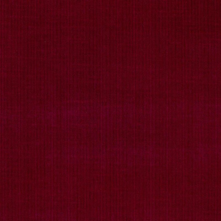 Antique Strie Velvet Red 43049 by Schumacher Fabric Perfect Basics: Velvet - Fabric Carolina -