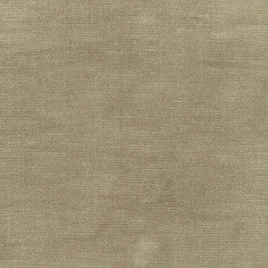 Antique Linen Velvet Pebble 43145 by Schumacher Fabric