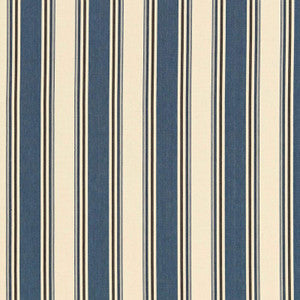 Loren Stripe Marine 50222 by Schumacher Fabric