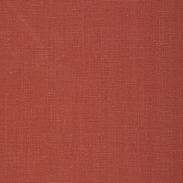 Gweneth Linen Tomato Red 50828 by Schumacher Fabric Perfect Basics: Linen - Fabric Carolina -