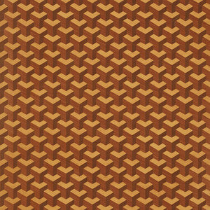 Angolo Hand Painted Marquetry Maple 5008201 by Schumacher Wallpaper