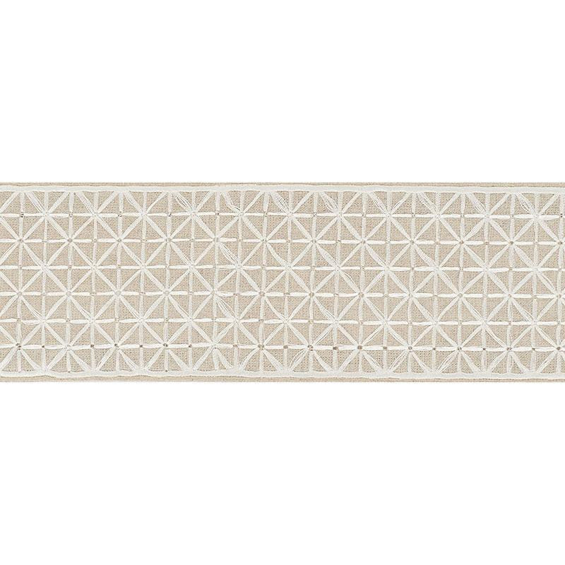 Directoire Tape Ivory On Natural 68645 by Schumacher Designer Trim Couture Trims - Swanky Fabrics -