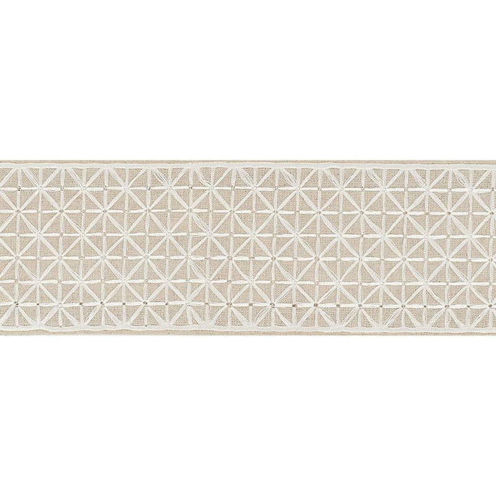 Directoire Tape Ivory On Natural 68645 by Schumacher Designer Trim Couture Trims - Swanky Fabrics -
