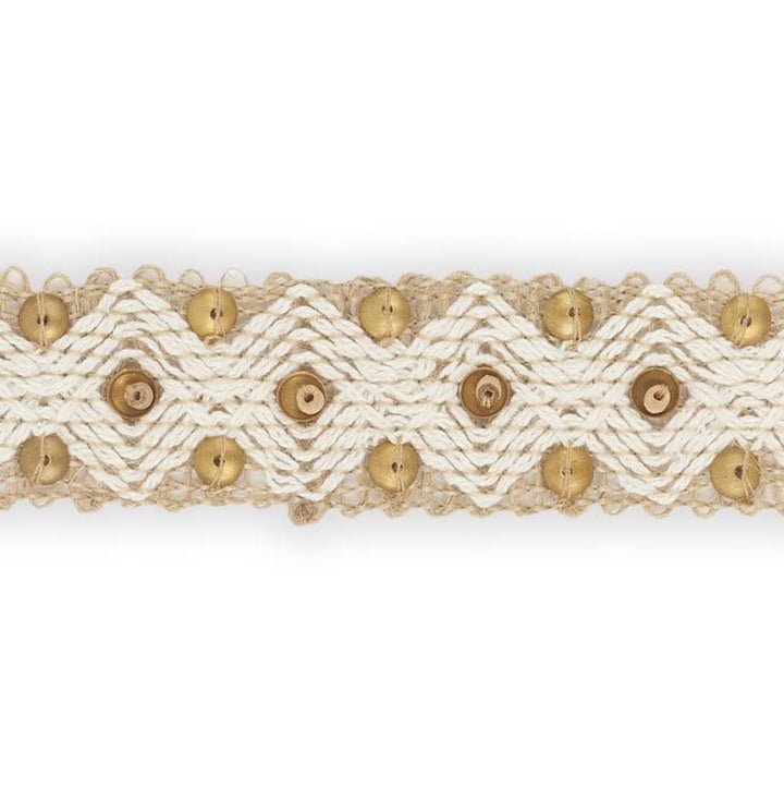 Colbert Tape Natural 70670 by Schumacher Trim Couture Trims - Fabric Carolina -