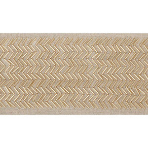 Hayworth Tape Pale Gold 70680 by Schumacher Trim