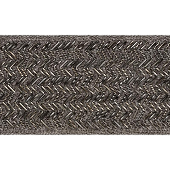 Hayworth Tape Gunmetal 70681 by Schumacher Trim Couture Trims - Fabric Carolina -