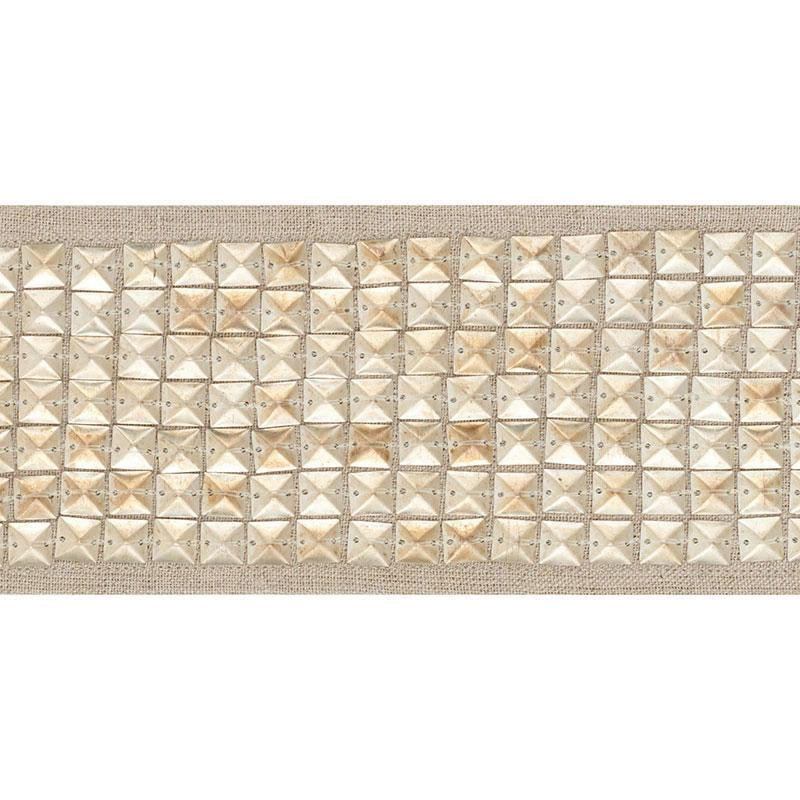 Gardner Tape Gold 70691 by Schumacher Designer Trim Couture Trims - Swanky Fabrics -