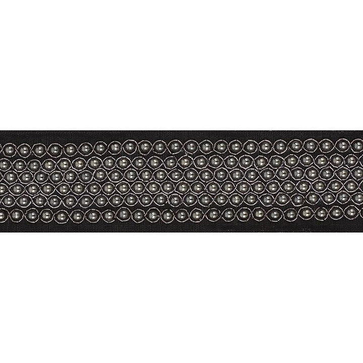 Garbo Tape Black 70703 by Schumacher Trim Couture Trims - Fabric Carolina -