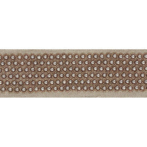 Garbo Tape Taupe 70701 by Schumacher Trim