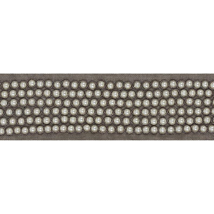 Garbo Tape Grey 70702 by Schumacher Trim Couture Trims - Fabric Carolina -