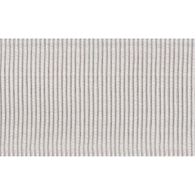 Wide Faille Tape Silver 70719 by Schumacher Trim Couture Trims - Fabric Carolina -