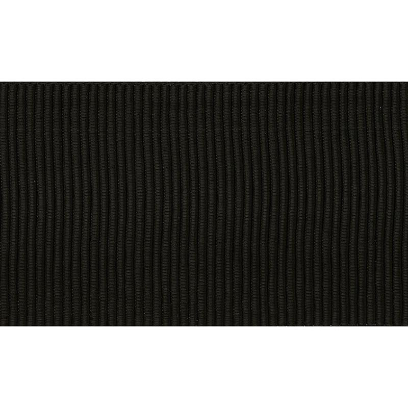 Wide Faille Tape Black 70846 by Schumacher Trim Couture Trims - Fabric Carolina -