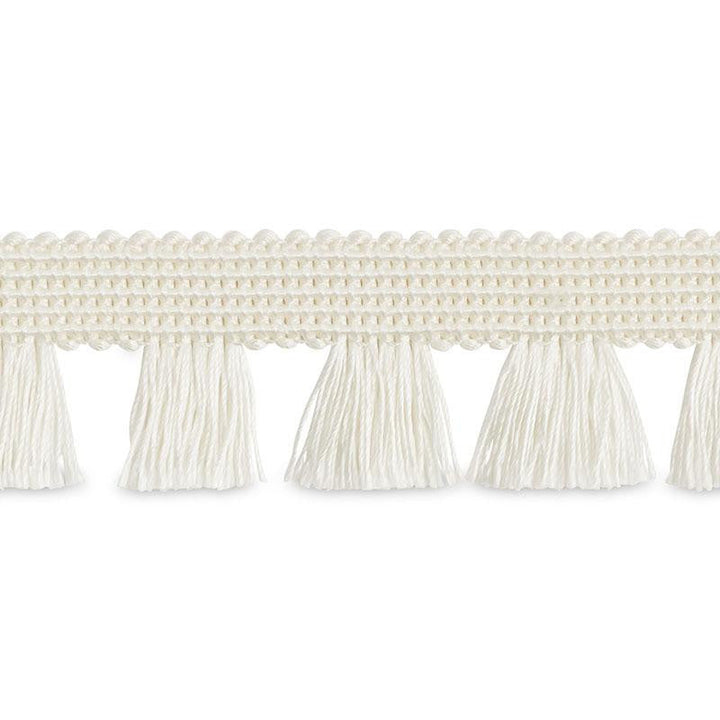 Bell Fringe Ivory 70720 by Schumacher Designer Trim Couture Trims 1.0" - Swanky Fabrics -