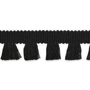 Bell Fringe Black 70729 by Schumacher Trim