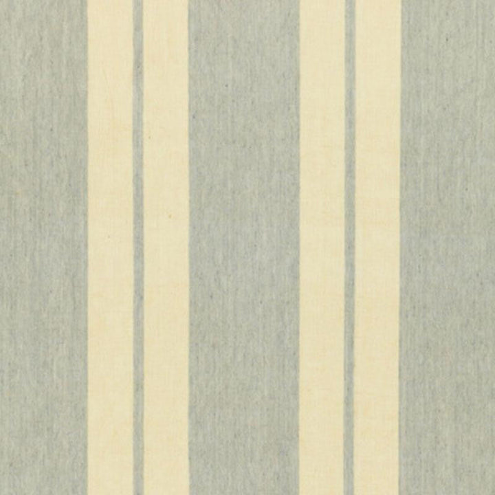 Topsail Linen Stripe Sky Blue 54161 by Schumacher Designer Fabric Country Chic 9.0" - Swanky Fabrics -