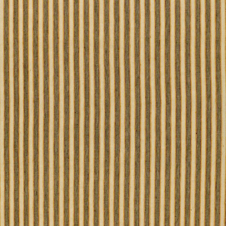 Wainscott Linen Stripe Azure 54170 by Schumacher Designer Fabric Rive Gauche - Swanky Fabrics -