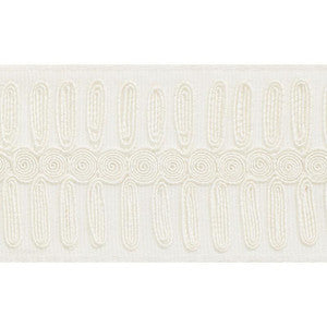 Castille Tape Ivory 70740 by Schumacher Trim