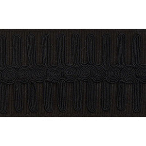 Castille Tape Black 70741 by Schumacher Trim