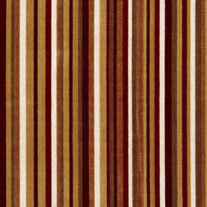 Syncopated Velvet Stripe Bronze / Wine 55322 by Schumacher Fabric