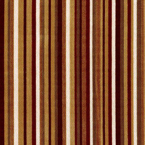 Syncopated Velvet Stripe Bronze / Wine 55322 by Schumacher Fabric