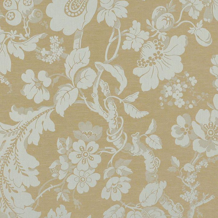 Pont Royal Damask Moonstone 55662 by Schumacher Designer Fabric Country Chic 27.75" - Swanky Fabrics -