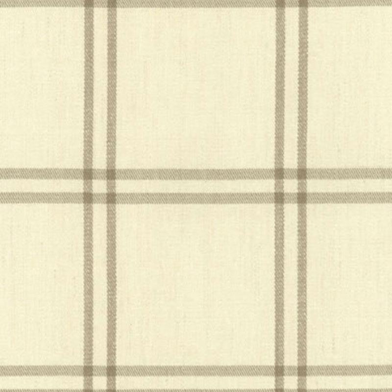 Luberon Plaid Greige 55711 by Schumacher Fabric Matthew Patrick Smyth 5.38" - Fabric Carolina -