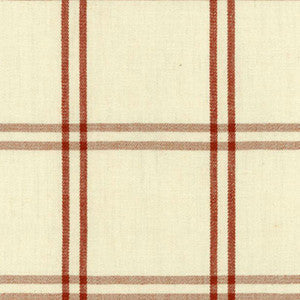 Luberon Plaid Bittersweet 55712 by Schumacher Fabric