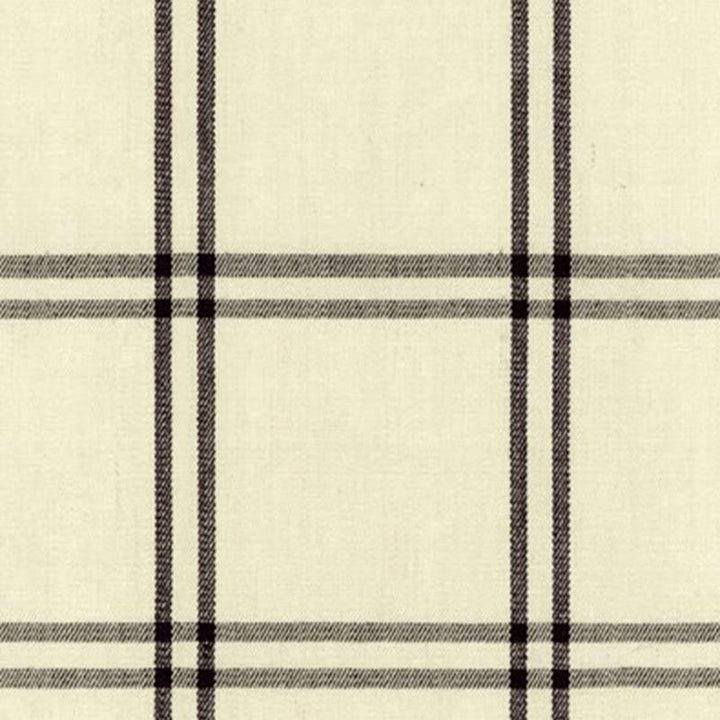 Luberon Plaid Raven 55714 by Schumacher Designer Fabric Chroma 5.38" - Swanky Fabrics -
