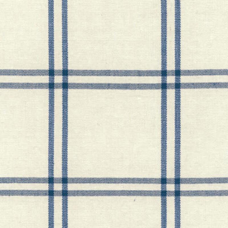 Luberon Plaid Indigo 55715 by Schumacher Fabric Chroma 5.38" - Fabric Carolina -